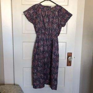 Ankle length floral dress